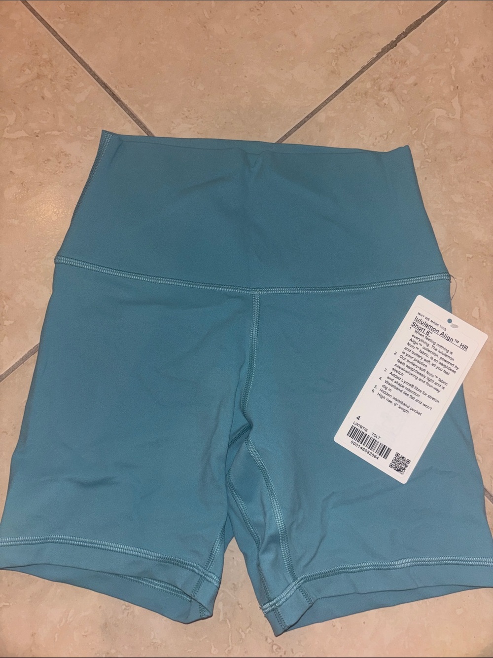 Lululemon align high rise short 6” - tidal teal